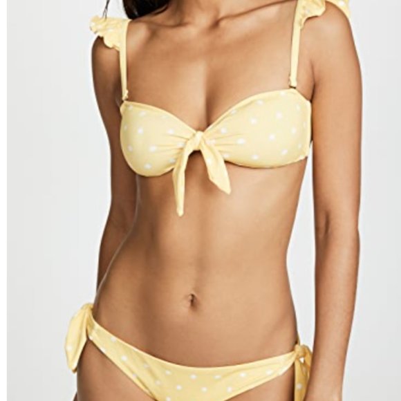 Eberjey Other - NWT Eberjey yellow polka dot bikini